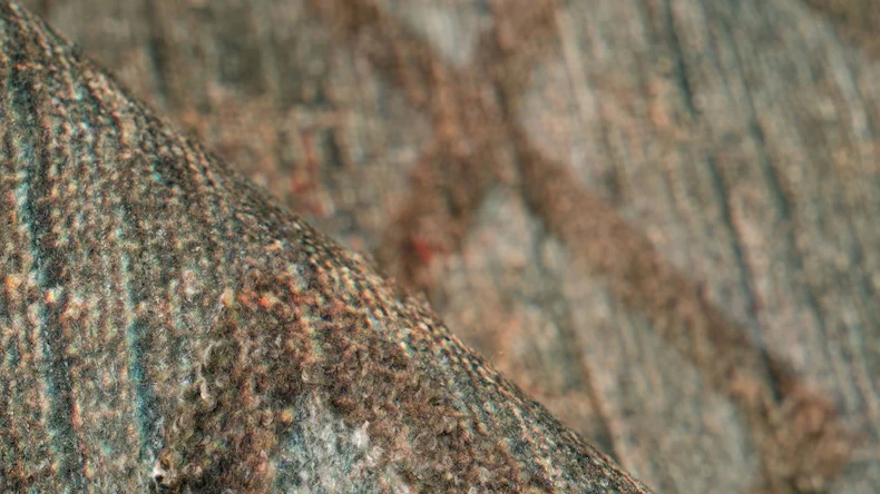 tapis planeo - Antique 125 Bleu / Or / Kaki