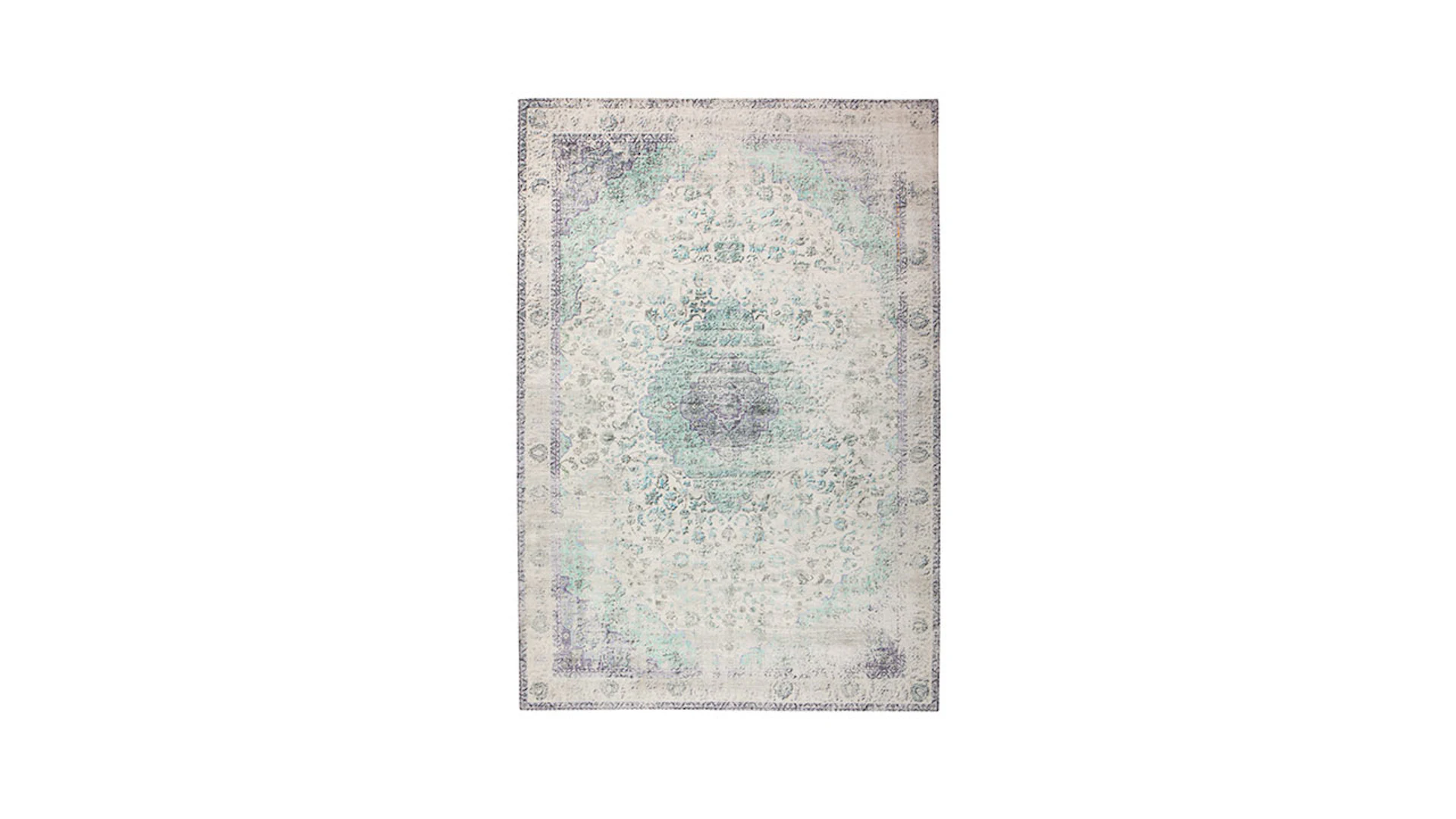 planeo Teppich - Vintage 8401 Elfenbein / Mint 140 x 200 cm