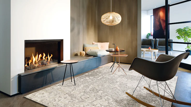 tapis planeo - damas 8066 gris / naturel 80 x 150 cm