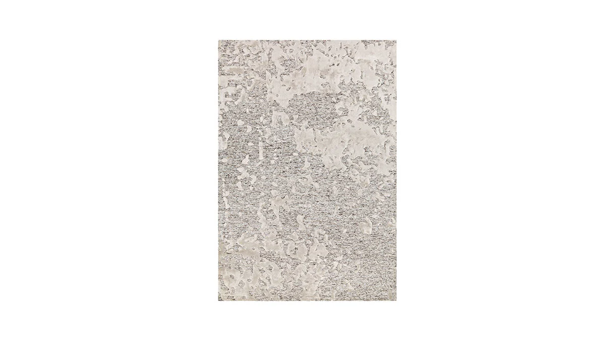 planeo Teppich - Damast 8066 Grau / Natural 80 x 150 cm