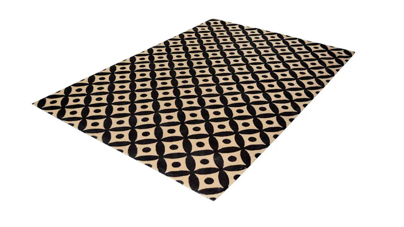 tappeto planeo - Scandy 210 nero / naturale 200 x 290 cm