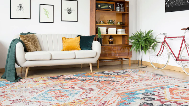 planeo Teppich - Indiana 200 Multi / Orange 160 x 230 cm