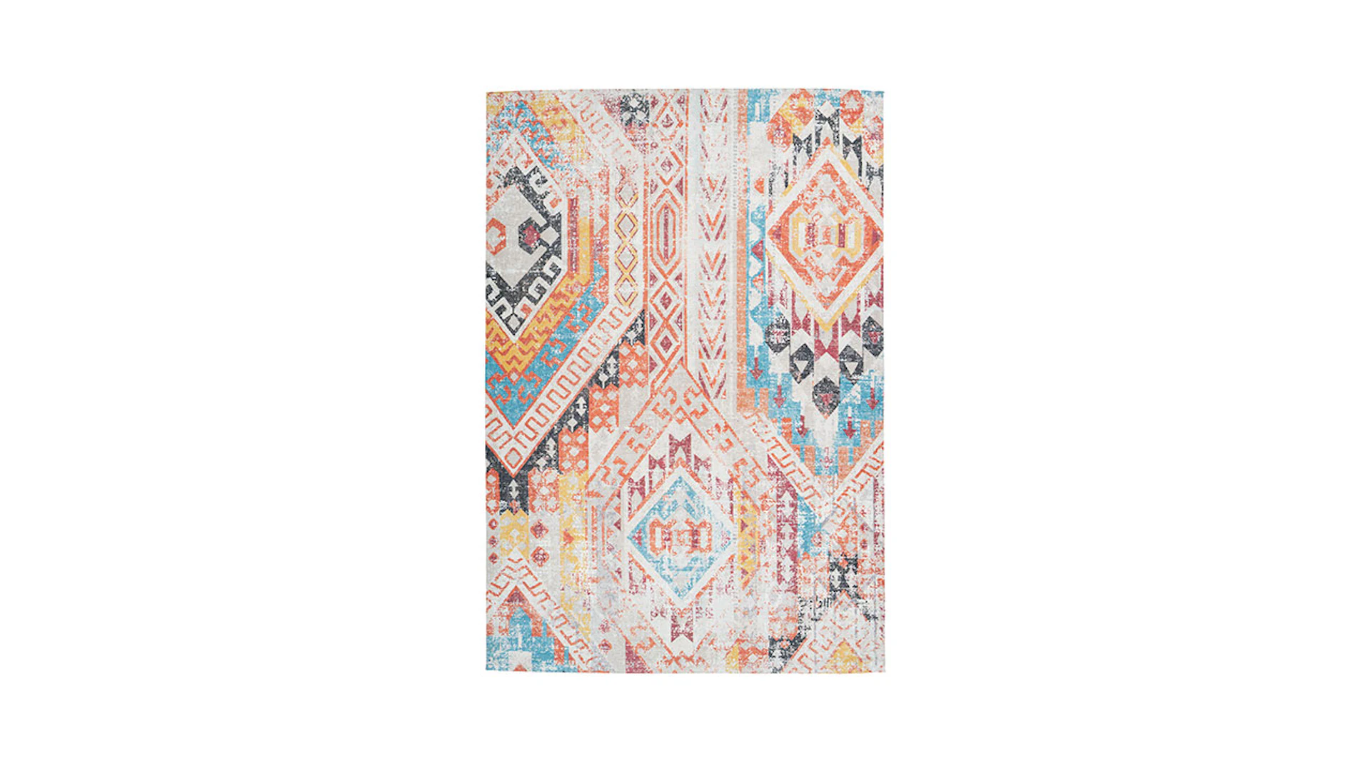tapis planeo - Indiana 200 Multi / Orange 160 x 230 cm