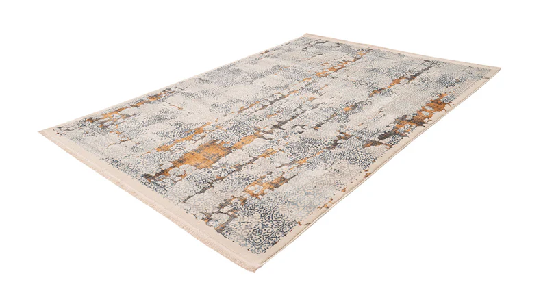 tappeto planeo - Palace 200 grigio / arancio 120 x 170 cm