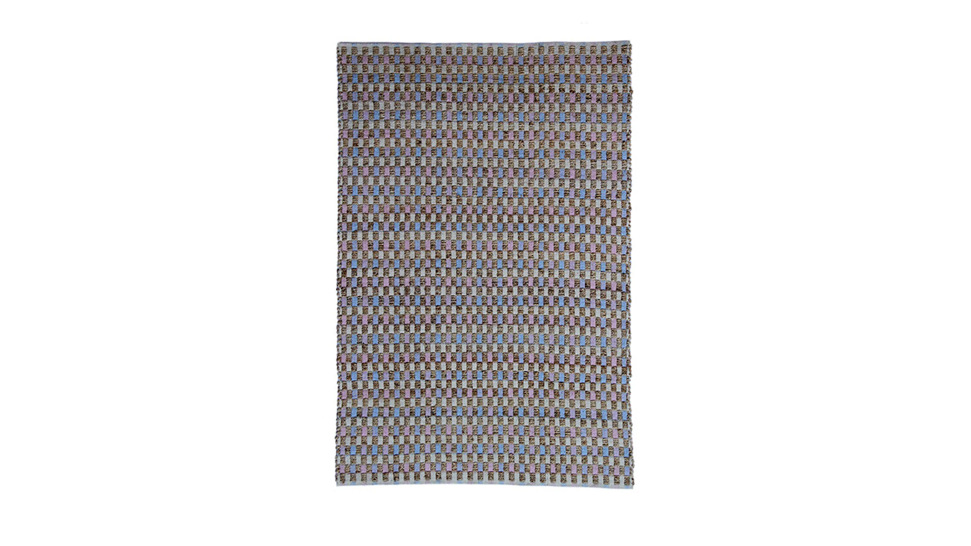 planeo Teppich - Chess 110 Natur / Pink 160 x 230 cm