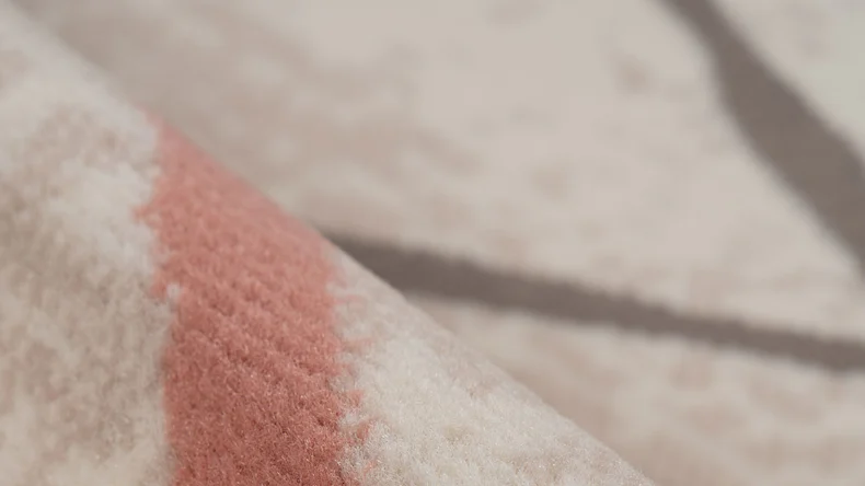 tapis planeo - Vancouver 110 crème / marron / rosé 80 x 150 cm