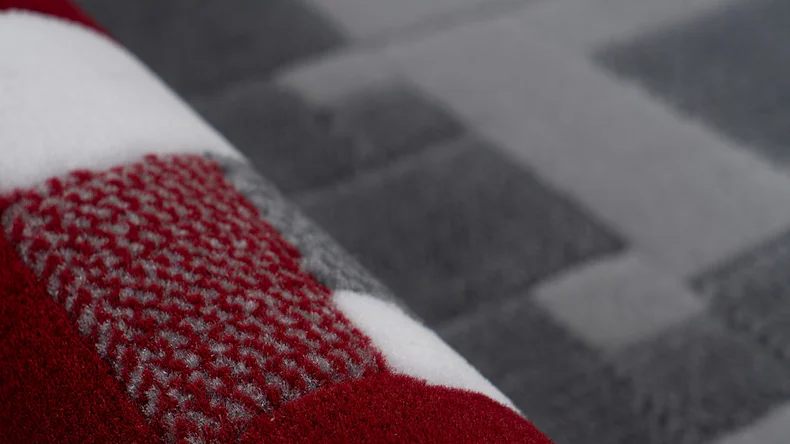 tapis planeo - Vancouver 210 multi / rouge 120 x 170 cm