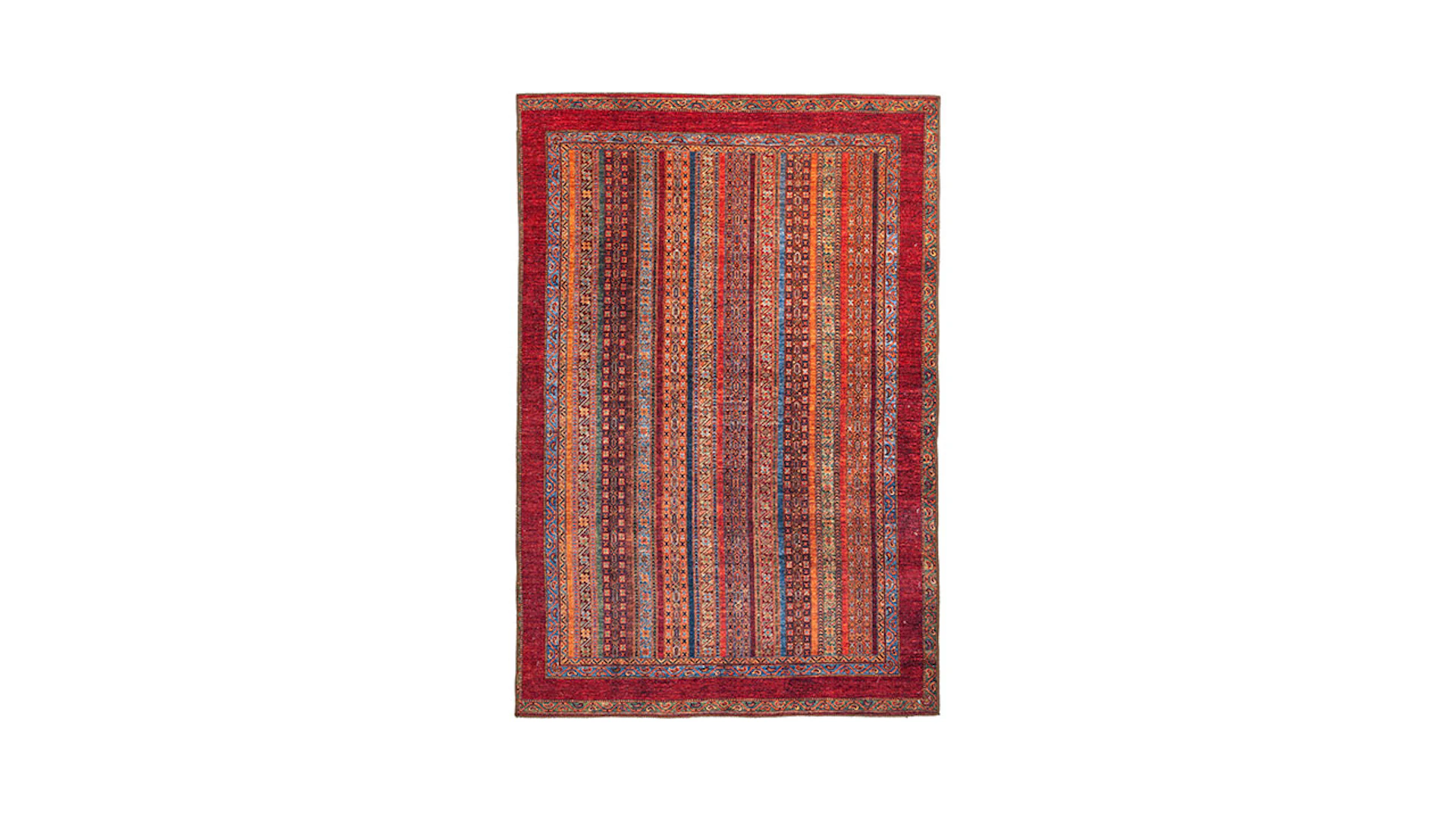 planeo carpet - Faye 425 Multi / Red 75 x 150 cm