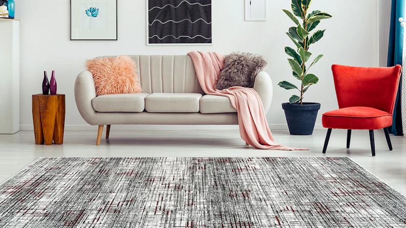 planeo Teppich - Vancouver 310 Multi / Rot 120 x 170 cm