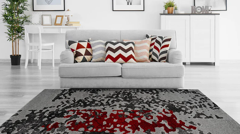 tapis planeo - Broadway 700 gris / rouge