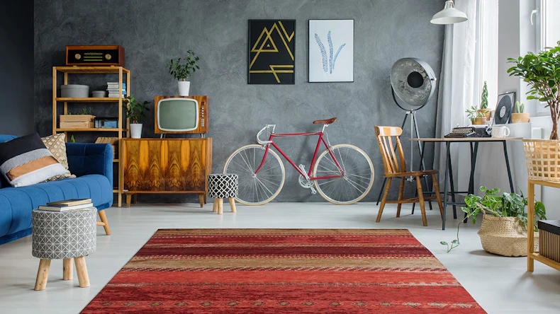 planeo carpet - Blaze 200 Multi / Red