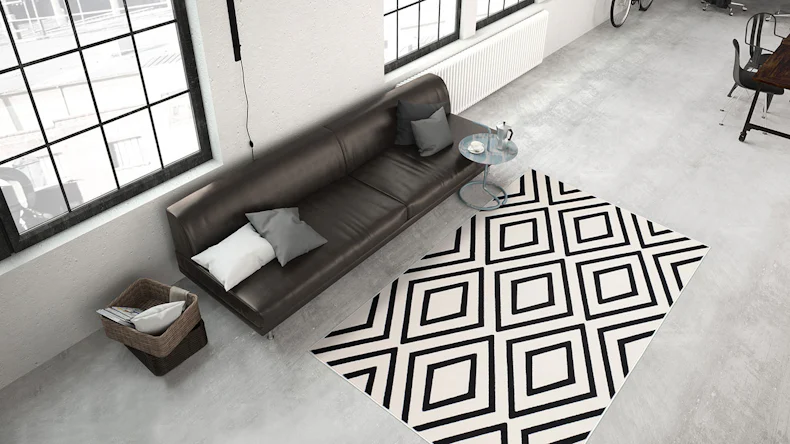 planeo Teppich - Lina 500 Elfenbein / Schwarz