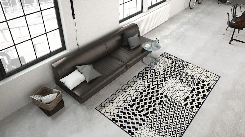 planeo Teppich - Lina 300 Multi / Schwarz 160 x 230 cm