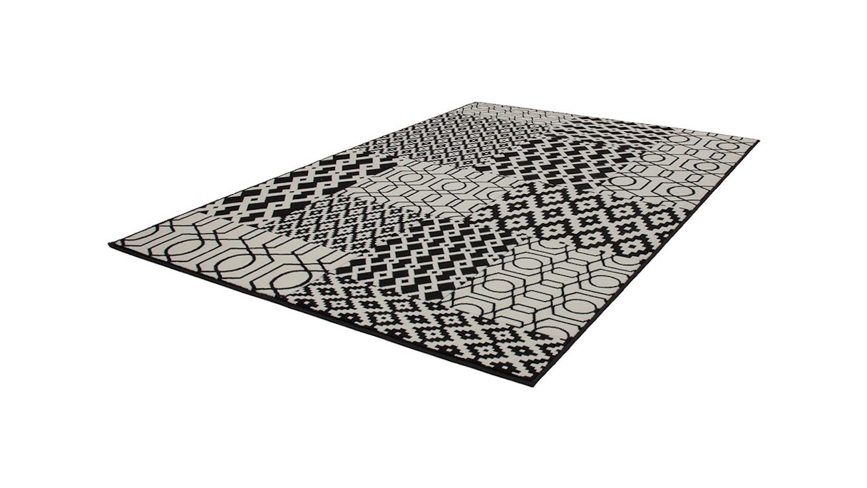 tapis planeo - Lina 300 multi / noir 200 x 290 cm