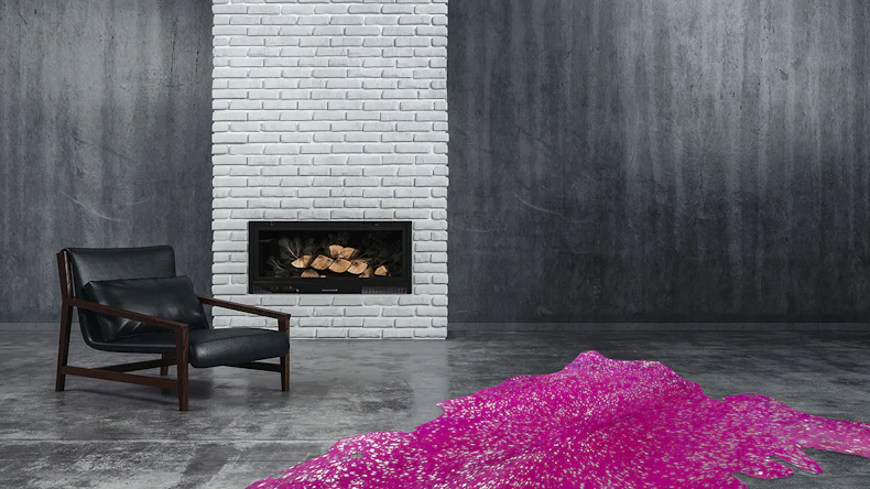 planeo Tapis - Glam 410 Violet / Argenté