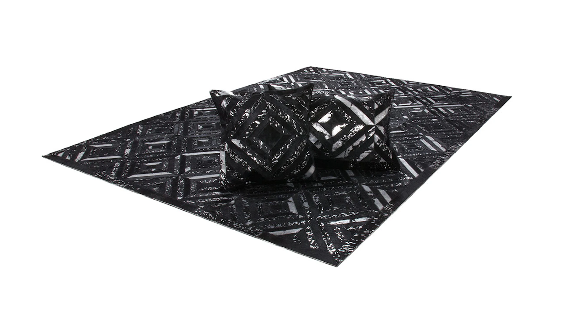 planeo carpet - Spark 410 black / silver 120 x 170 cm