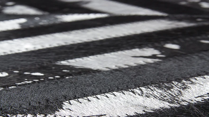 tappeto planeo - Spark 410 nero / argento 120 x 170 cm