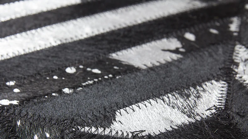 tappeto planeo - Spark 410 nero / argento 120 x 170 cm