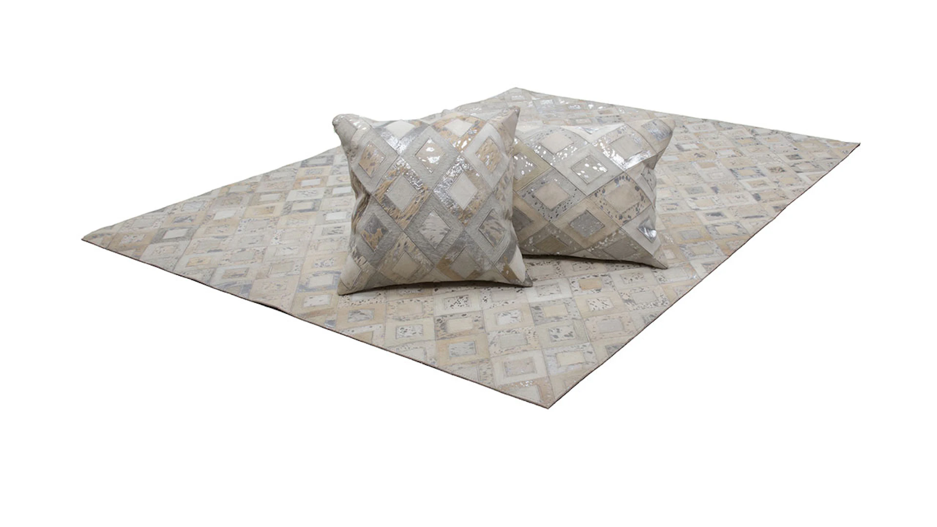 planeo carpet - Spark 110 grey / silver 80 x 150 cm