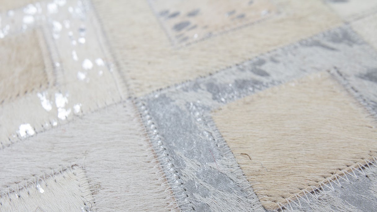 planeo carpet - Spark 110 grey / silver 160 x 230 cm