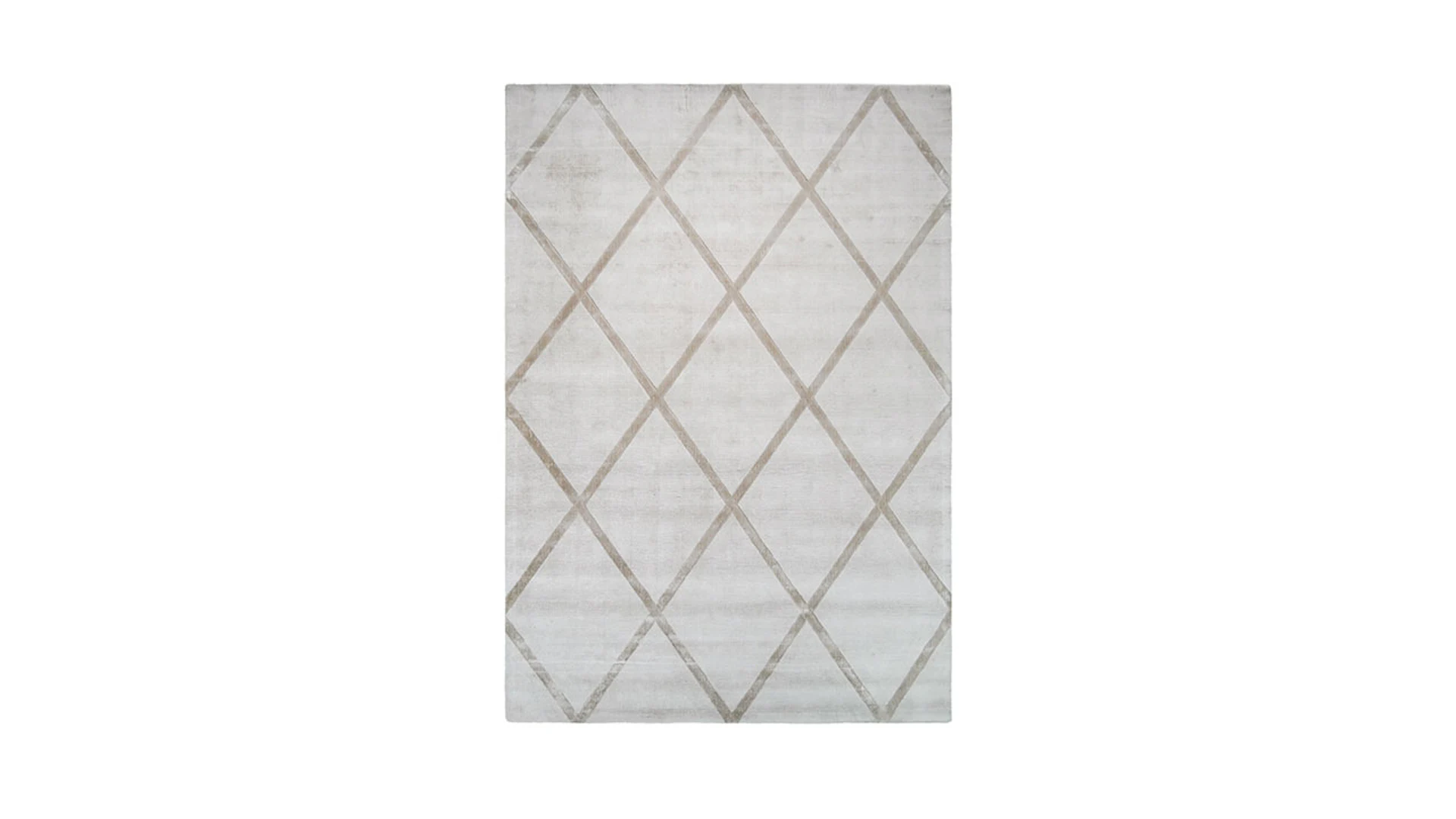 tapis planeo - Luxe 210 ivoire / taupe 80 x 150 cm