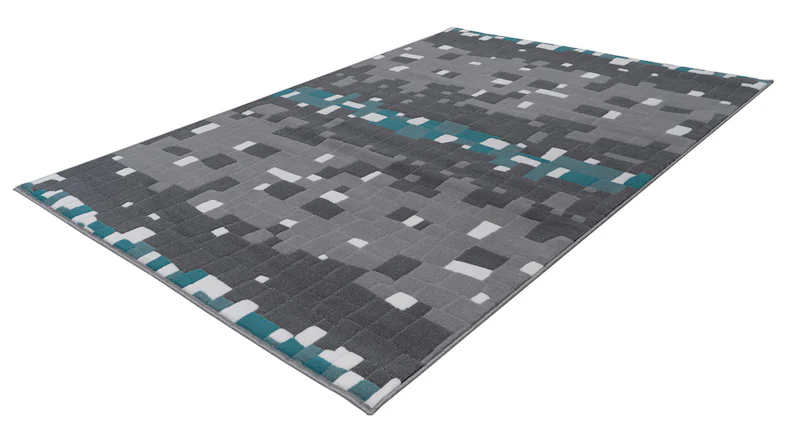 planeo Teppich - Vancouver 210 Multi / Türkis 160 x 230 cm