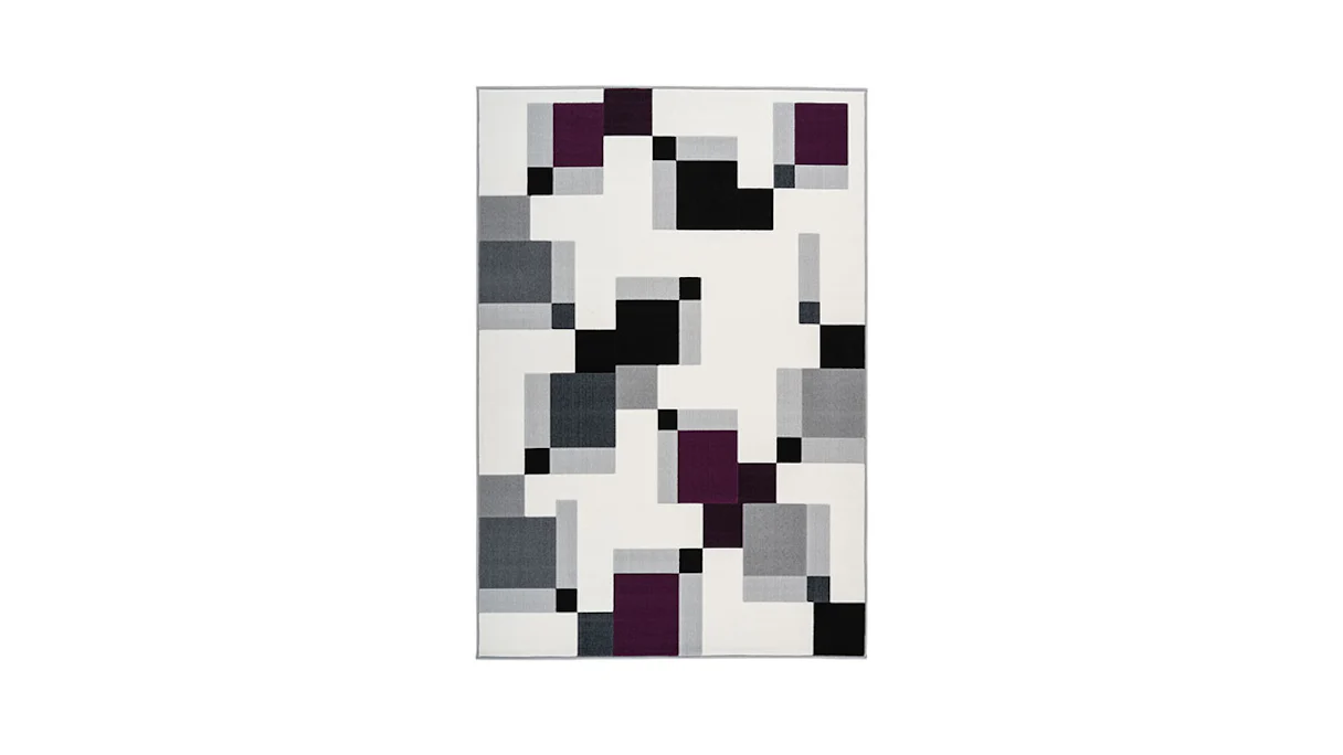 tapis planeo - Esperanto 225 ivoire / violet