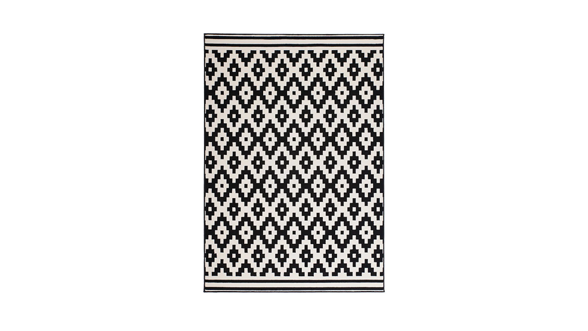 tapis planeo - Now ! 300 noir / blanc 200 x 290 cm