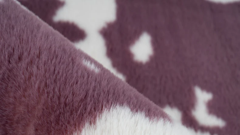 tappeto planeo - Animale coniglio 500 Lilla / Bianco