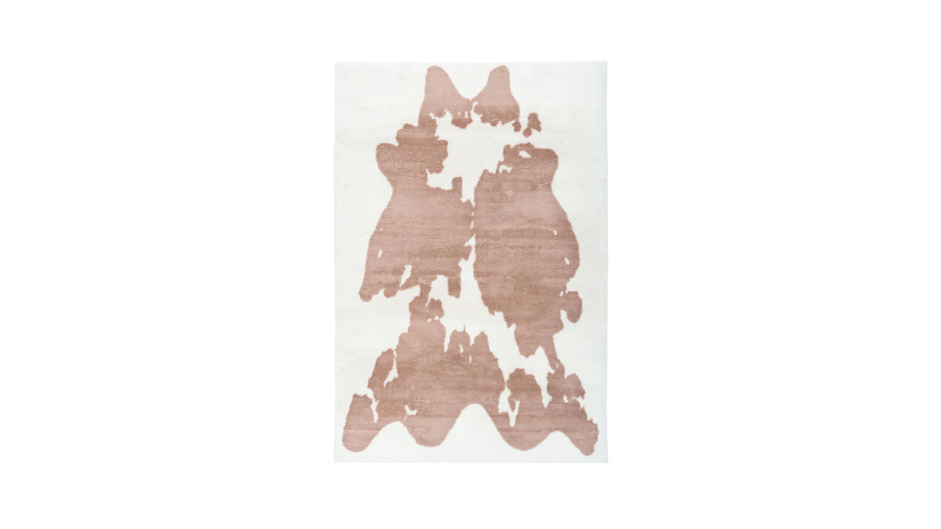 planeo carpet - Rabbit Animal 500 taupe / white 160 x 230 cm