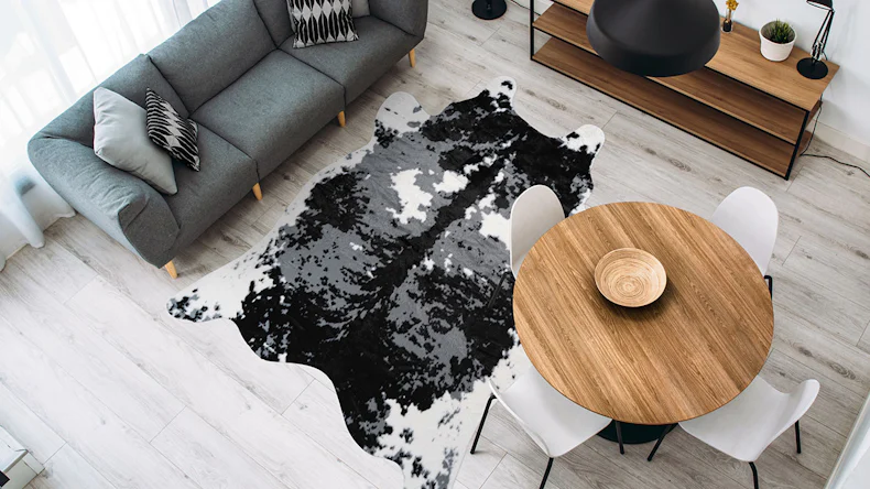 tapis planeo - Desert 225 noir / blanc 160 x 230 cm