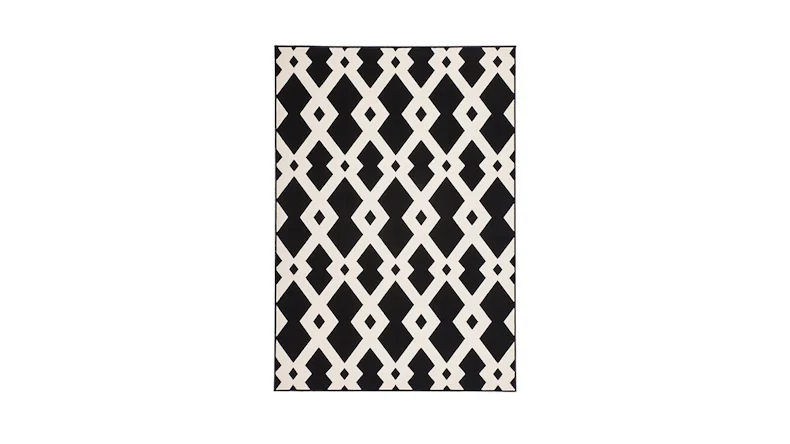 tappeto planeo - Ora! 100 nero / bianco 120 x 170 cm