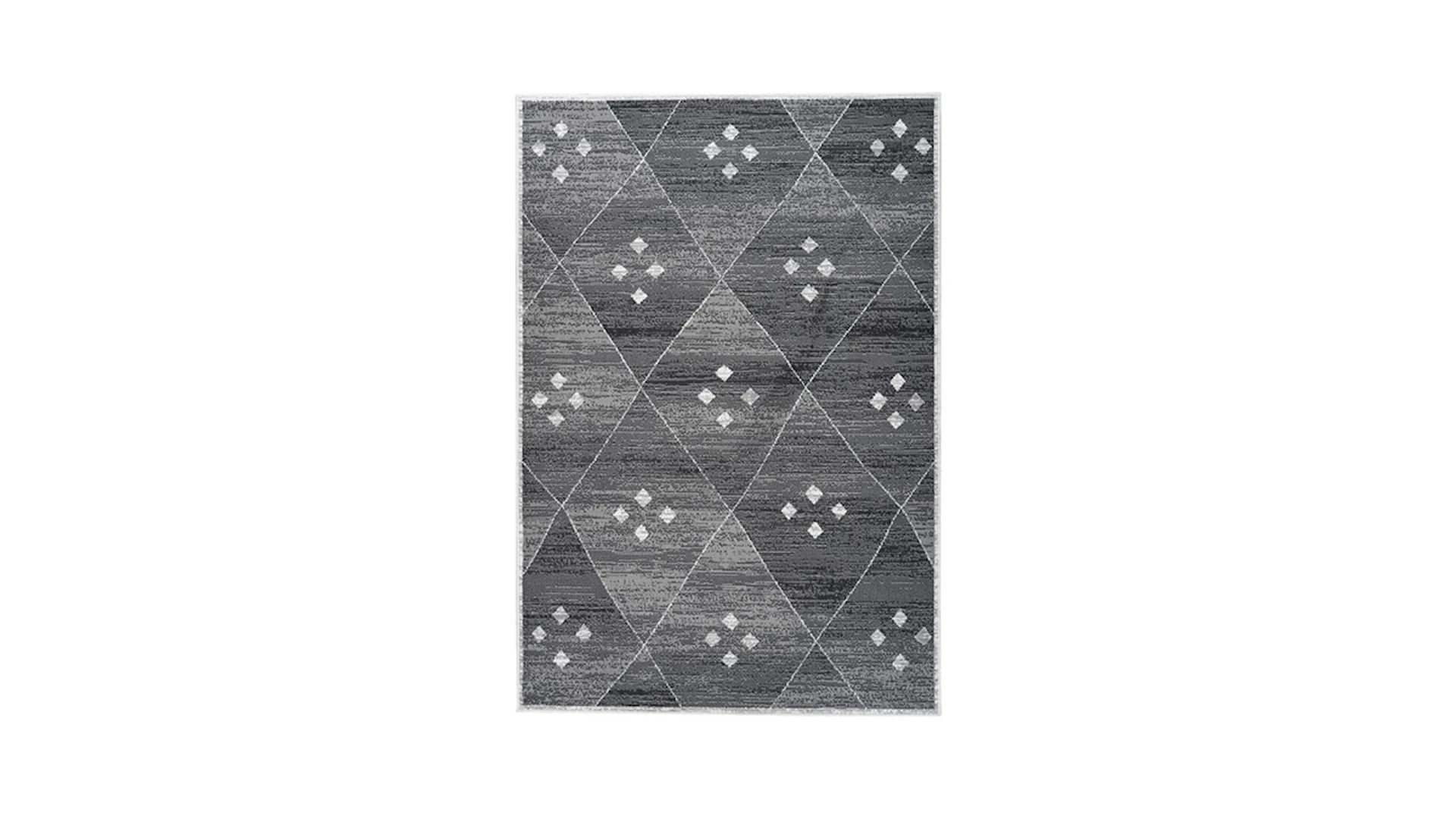 tapis planeo - Vancouver 510 gris / blanc 80 x 150 cm