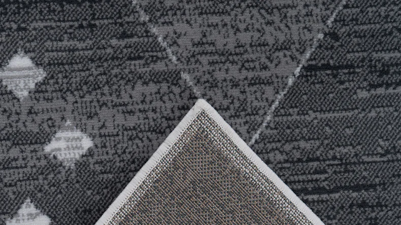 tapis planeo - Vancouver 510 gris / blanc 200 x 290 cm