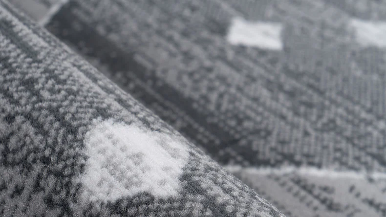 tapis planeo - Vancouver 510 gris / blanc 200 x 290 cm