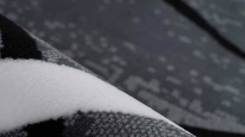 tapis planeo - Vancouver 110 anthracite / noir / blanc 120 x 170 cm