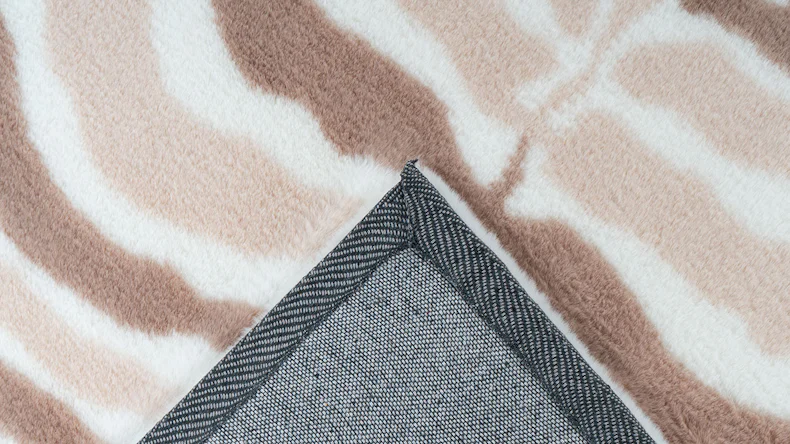 tappeto planeo - Animale di coniglio 400 avorio / taupe / bianco 160 x 230 cm