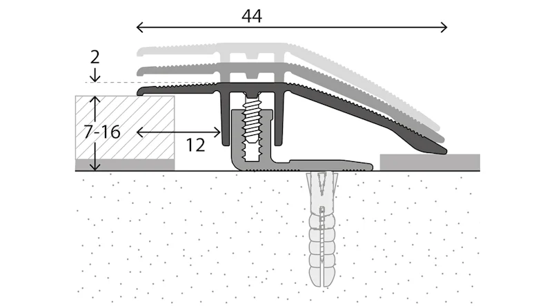 planeo Anpassungsprofil 022 - 270 cm