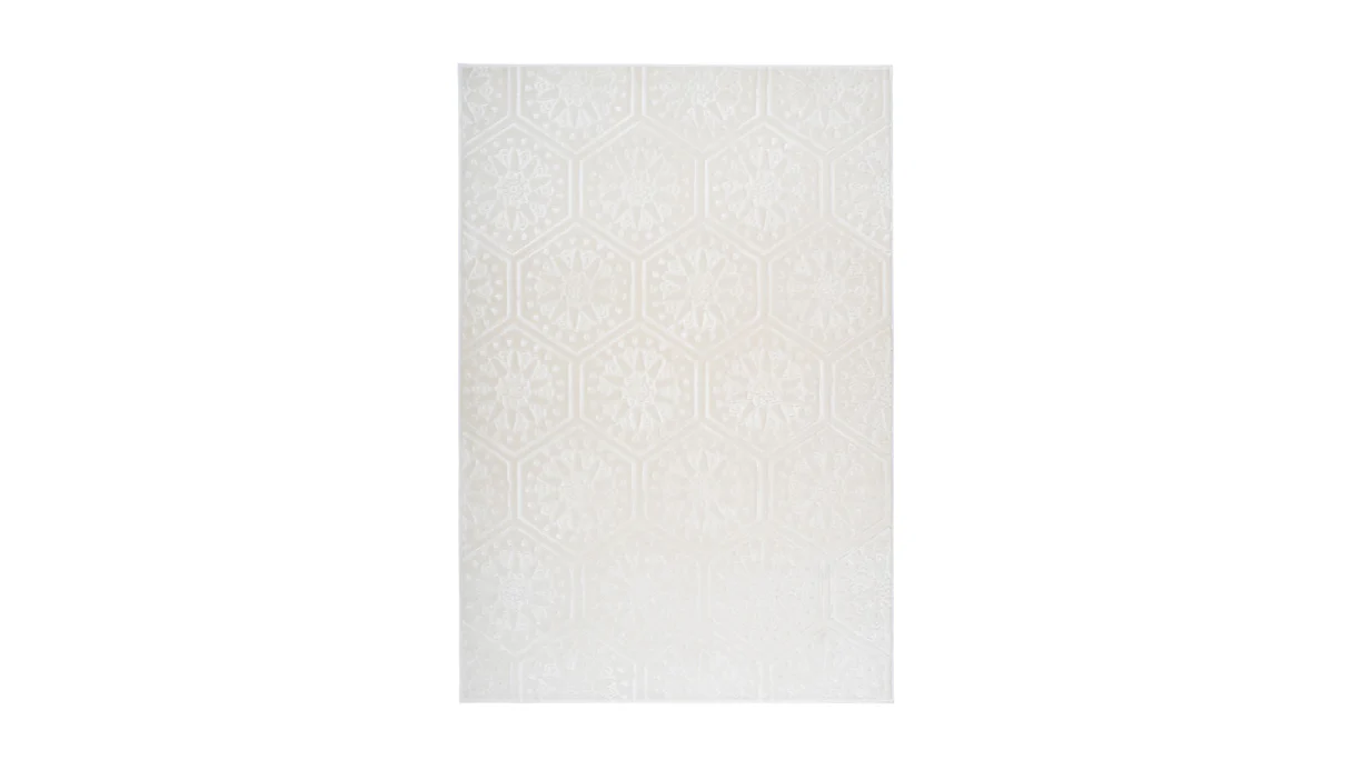 tapis planeo - Monroe 200 blanc 80 x 300 cm