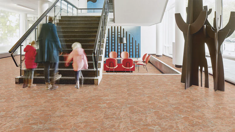 Forbo Allura Material 70 Klebevinyl - Peach Marble (636788DR7_con)