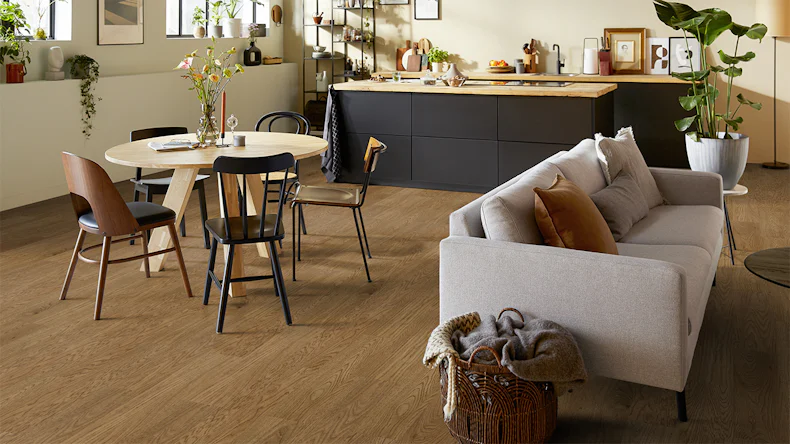 Vinile adesivo Forbo Allura Wood 40 - Rovere elegante miele 750 x 150 mm (60165DR4)