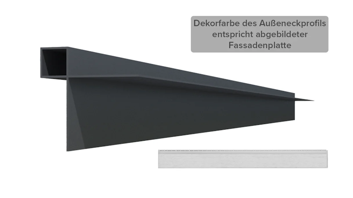 Zierer Alu-Außeneckprofil AK15 - Protektor 9400 2.5m - weiß beschichtet