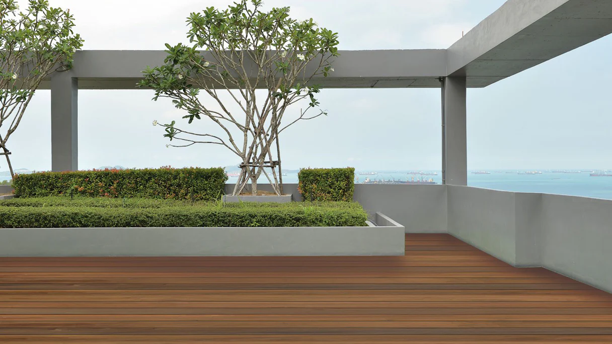 TerraWood Holzterrasse - IPÉ PRIME 21 x 145 x 5790mm - beidseitig glatt