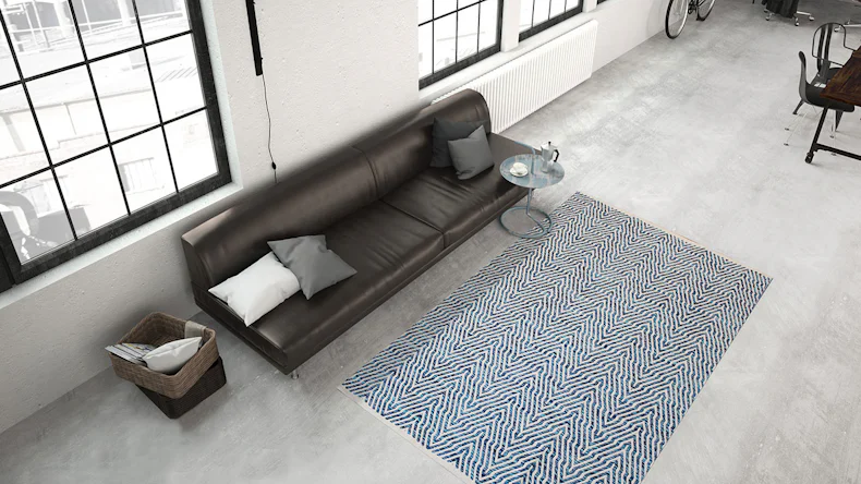 planeo Teppich - Aperitif 410 Blau 80 x 150 cm