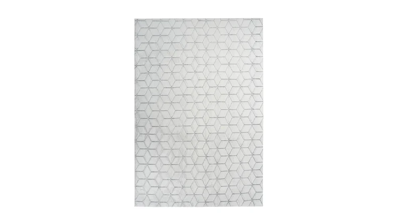 planeo Teppich - Vivica 125 Weiß / Anthrazit 120 x 160 cm