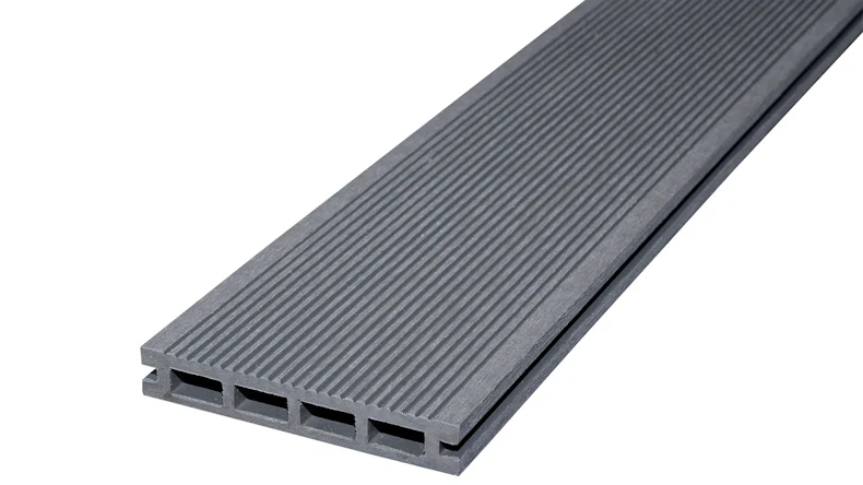 planeo ECO-Line WPC decking board camera cava grigio chiaro - liscio/scanalato