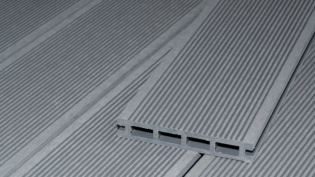 planeo Kit complet ECO-Line chambre creuse gris clair structure rainurée
