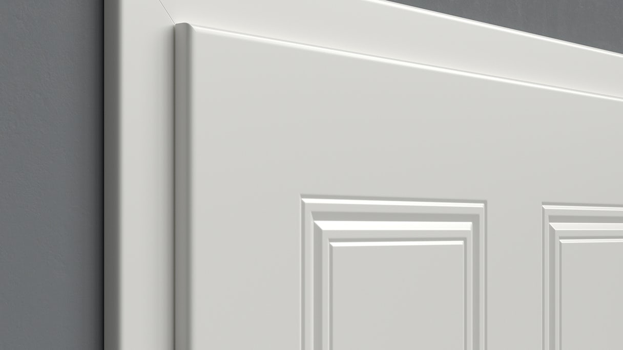 planeo interior door lacquer 2.0 - Armando 9016 white lacquer 2110 x 610 mm DIN R - round RSP hinge 3-t