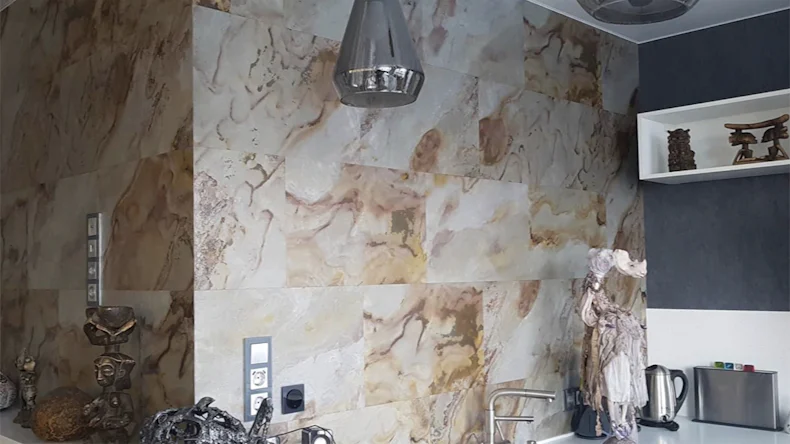 planeo EVOLITH Slate&Stone - Naturstein Wandverkleidung Autumn Drift 1220 x 610 mm