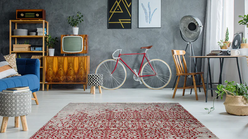 tappeto planeo - barocco 200 rosso 120 x 170 cm